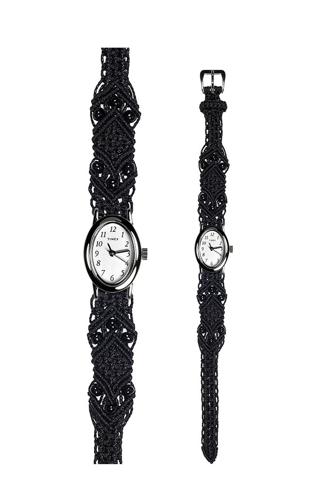 Macraband Stye 102B with Timex Silver Cavatina Watch