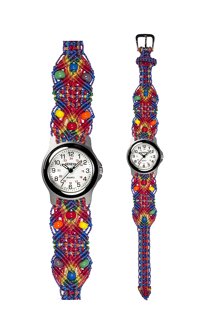 Macraband Stye 102E with Round Silver Sport Watch