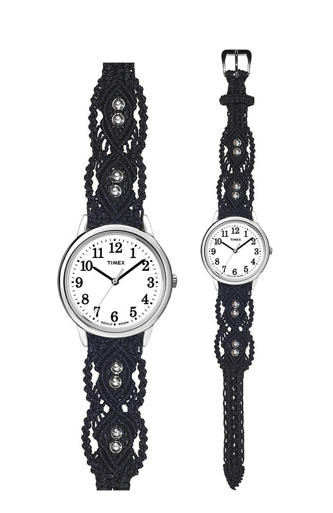 Macraband Stye 104M with Timex Silver Easy Reader Watch