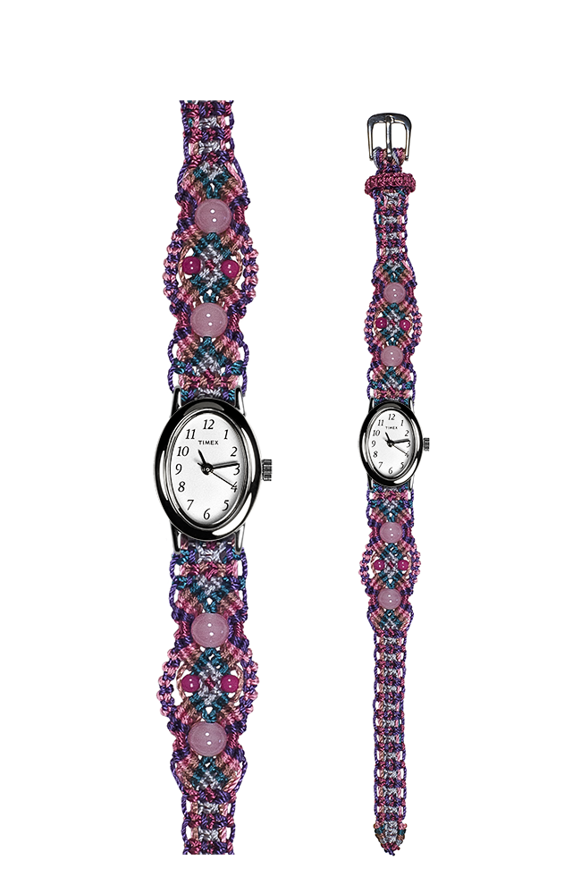 Macraband Stye 104P with Timex Silver Cavatina Watch